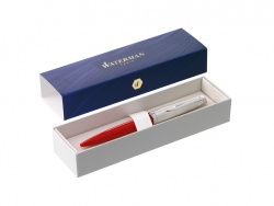 2157413, 2100326 Waterman Embleme Шариковая ручка, цвет: RED CT, стержень: Mblue
