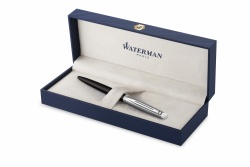 2146586cover3 Waterman Hemisphere Подарочный набор Шариковая ручка   Entry Point Stainless Steel with Black Lacquer с чехлом 