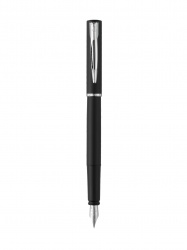 2068196cover Waterman Graduate Подарочный набор Перьевая ручка   ALLURE, цвет: черный, перо: F с чехлом