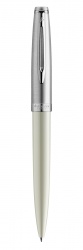 2100330cover Waterman Embleme Подарочный набор Шариковая ручка, цвет: IVORY CT, стержень: Mblue с чехлом