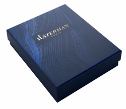 2146586cover Waterman Hemisphere Подарочный набор Шариковая ручка   Entry Point Stainless Steel with Black Lacquer с чехлом