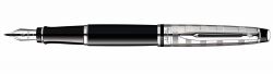 1978716 Waterman Expert Подарочный набор: перьевая ручка    3 Deluxe Lacguer Black CT, чехол, чернила и конвертор