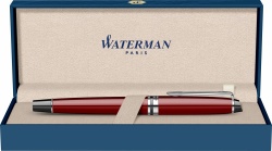 2093652 Waterman Expert Ручка-роллер  " Dark Red Lacquer CT Black", стержень: Fblk