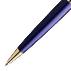 2093763 Waterman Expert Шариковая ручка  " Blue Lacquer GT", цвет чернил: синий М