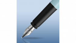2105222, 2105367 Waterman Graduate Перьевая ручка  Allure Blue CT