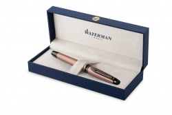 2119264 Waterman Expert Ручка- роллер  Rose Gold F BLK в подарочной упаковке