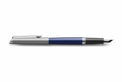 2146616 Waterman Hemisphere Перьевая ручка   Entry Point Stainless Steel with Blue Lacquer в подарочной упаковке