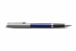 2146618 Waterman Hemisphere Ручка-роллер   Entry Point Stainless Steel with Blue Lacquer в подарочной упаковке