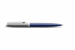 2146619 Waterman Hemisphere Шариковая ручка   Entry Point Stainless Steel with Blue Lacquer в подарочной упаковке