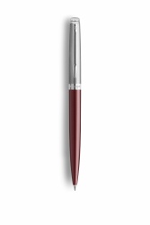 2146626 Waterman Hemisphere Шариковая ручка   Entry Point Stainless Steel Red в подарочной упаковке