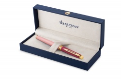 2179898 Waterman Hemisphere Ручка роллер   Colour Blocking Pink GT, стержень: F, цвет: Black, в подарочной упаковке