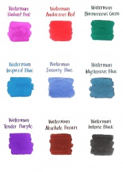S0712950 Waterman Комплектующие Чернила в картридже З/ч.  Ink cartridge Violet, фиолетовые  (в упаковке 8 картриджей)