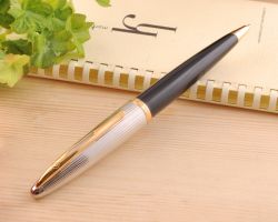 S0700000 Waterman Carene Шариковая ручка   De Luxe, цвет: Black/Silver, стержень: Mblue