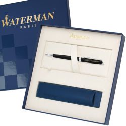 S0920870 Waterman Hemisphere Шариковая ручка, цвет: MattBlack CT, стержень: Mblue