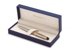S0952000 Waterman Expert Шариковая ручка   3, цвет: Stainless Steel GT, стержень: Mblue