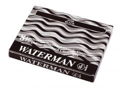S0110850 Waterman Комплектующие Чернила в картридже З/ч.  Ink cartridge Standard Black  (в упаковке 8 картриджей)