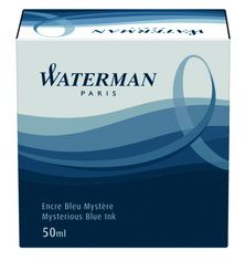 S0110790 Waterman Комплектующие Флакон с чернилами для перьевой ручки, цвет: Blue/Dark