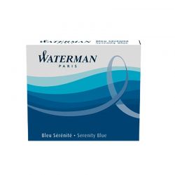 S0110950 Waterman Комплектующие Чернила в картридже  Blue MINI  (в упаковке 6 картриджей)