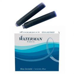 S0110950 Waterman Комплектующие Чернила в картридже  Blue MINI  (в упаковке 6 картриджей)