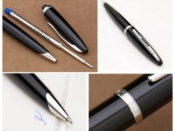 S0293950 Waterman Carene Шариковая ручка, цвет: Black ST, стержень: Mblu