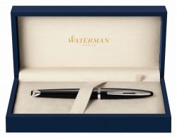S0293970, S0293960 Waterman Carene Перьевая ручка, цвет: Black ST, перо: F или М чернила: blue