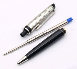 S0952360 Waterman Expert Шариковая ручка   3 DeLuxe, цвет: Black CT, стержень: Mblu