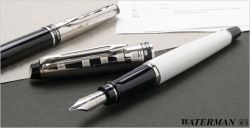 S0889680, S0952380 Waterman Expert Перьевая ручка   3 DeLuxe, цвет: White CT, перо: F
