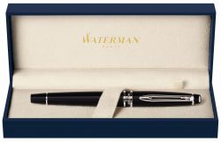 S0951780 Waterman Expert Ручка-роллер, цвет: Black Laque CT, стержень: Fblk