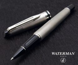 S0952080 Waterman Expert Ручка-роллер   3, цвет: Stainless Steel CT, стержень: Fblk