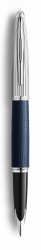 2099567 Waterman Carene Перьевая ручка   Special Edition Blue Leather  цвет: Blue/Silver, палладиевое перо: F